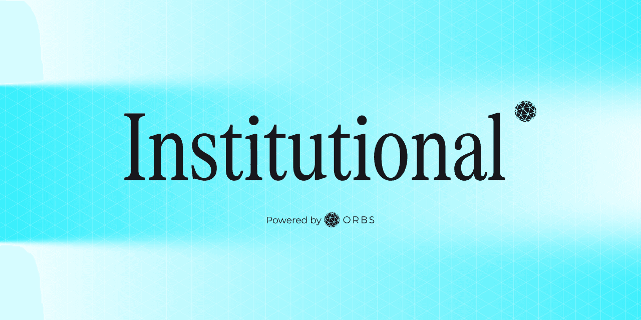 Orbs Institutional: On-Chain Execution Infrastructure for Professional Trading