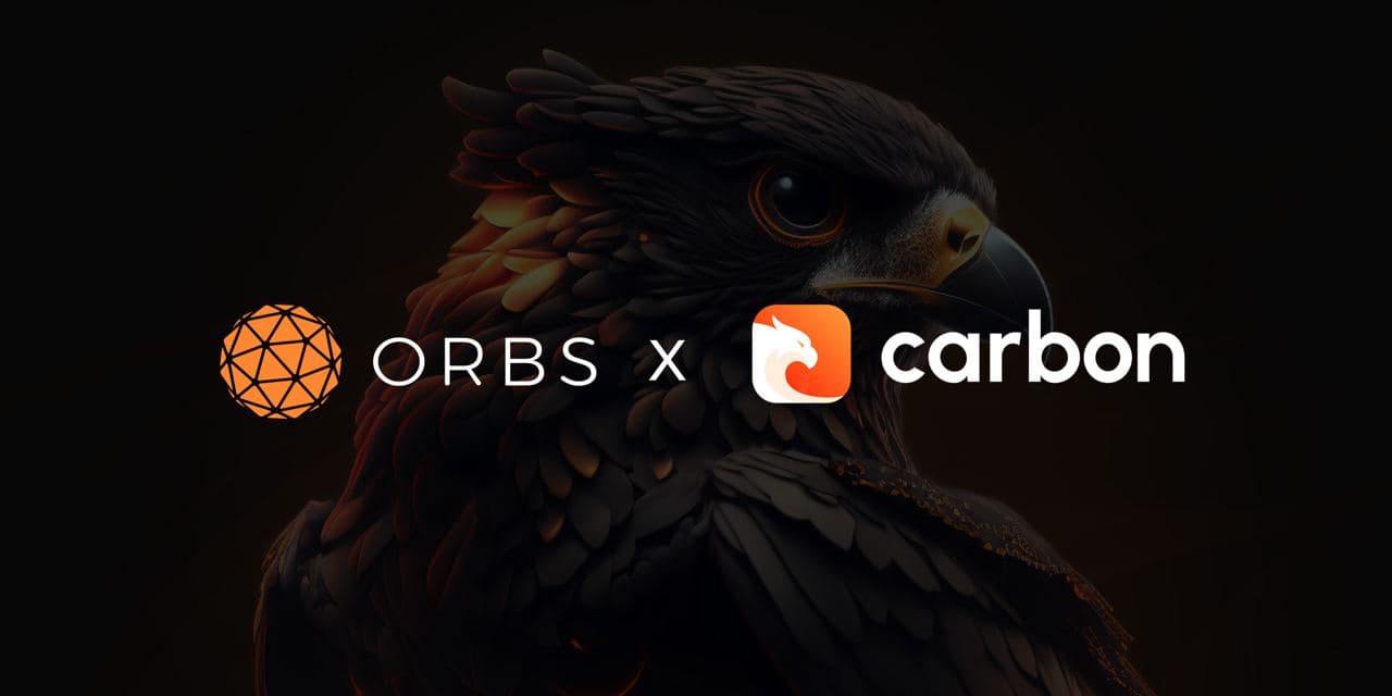 Carbon Browser adds ORBS to the wallet functionality