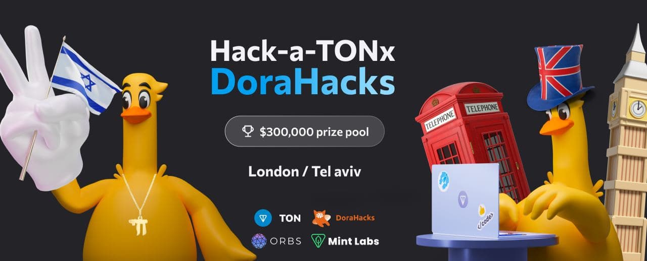 Orbs Named Official Host of TON’s hackathon TLV and London Exclusive Events