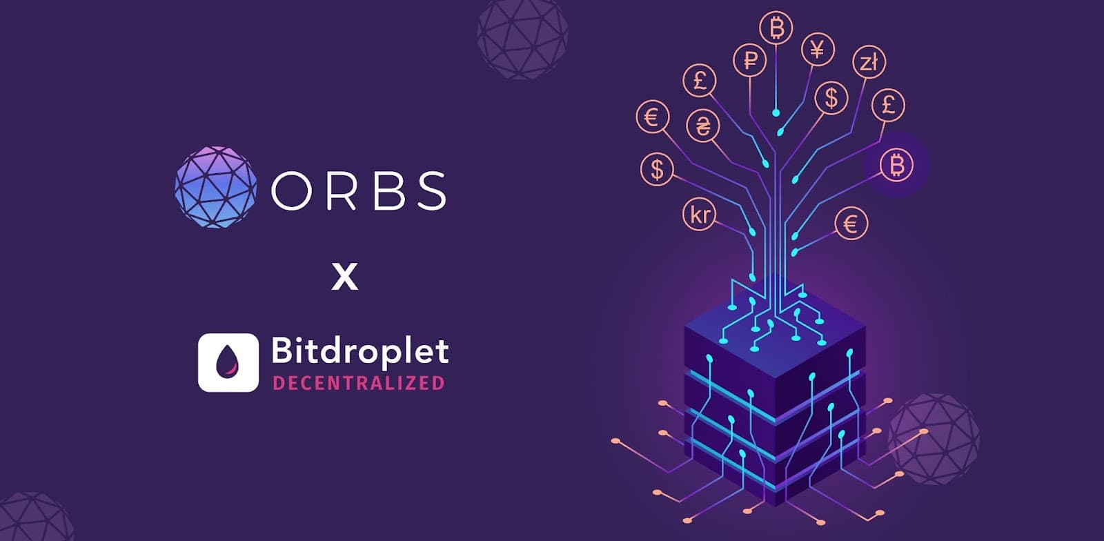 Bitdroplet Lists Orbs Token (ORBS)