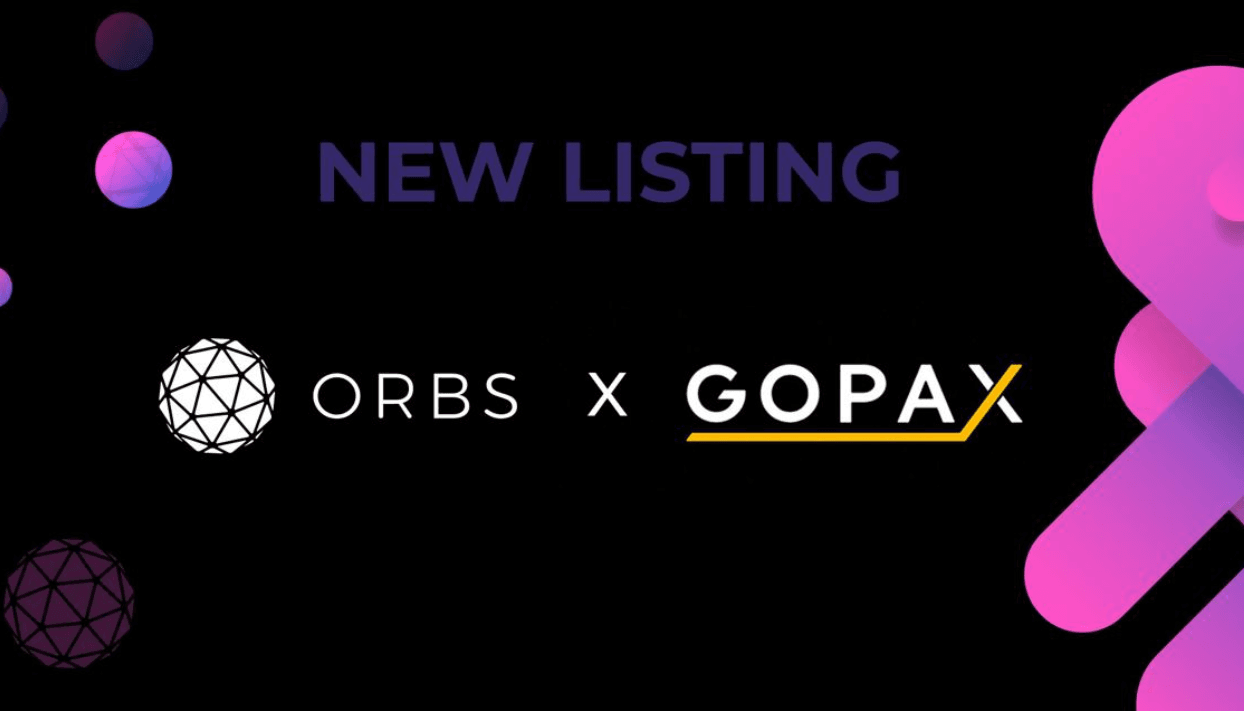 GOPAX Lists Orbs Token (ORBS)
